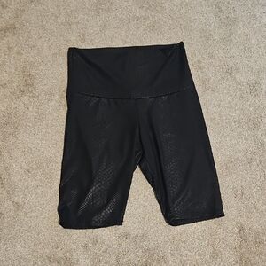 Cherish Black Textured Shorts